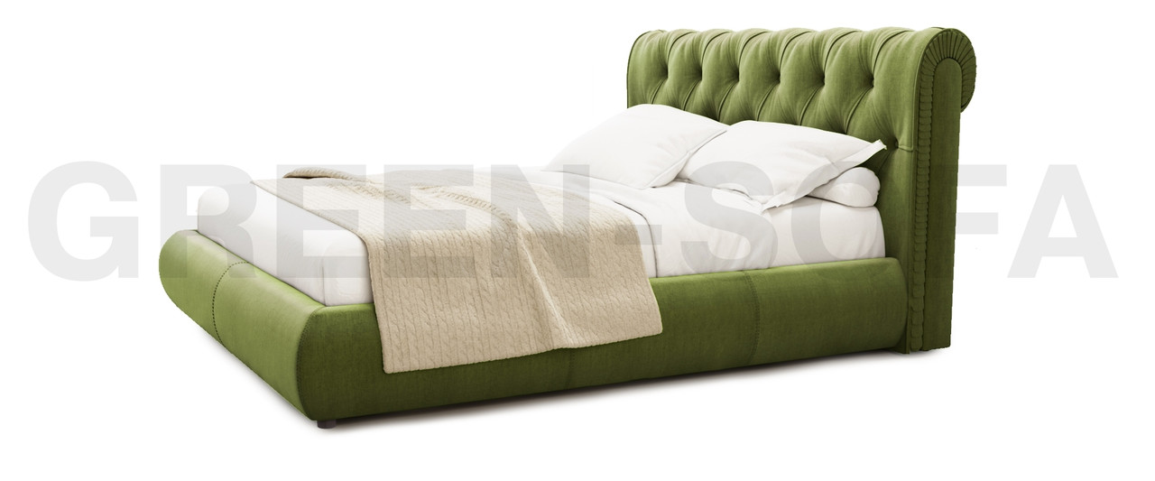 

Кровать GreenSofa «Честер II» серия люкс 180, Ткань Миссони (Lime 9016-029)