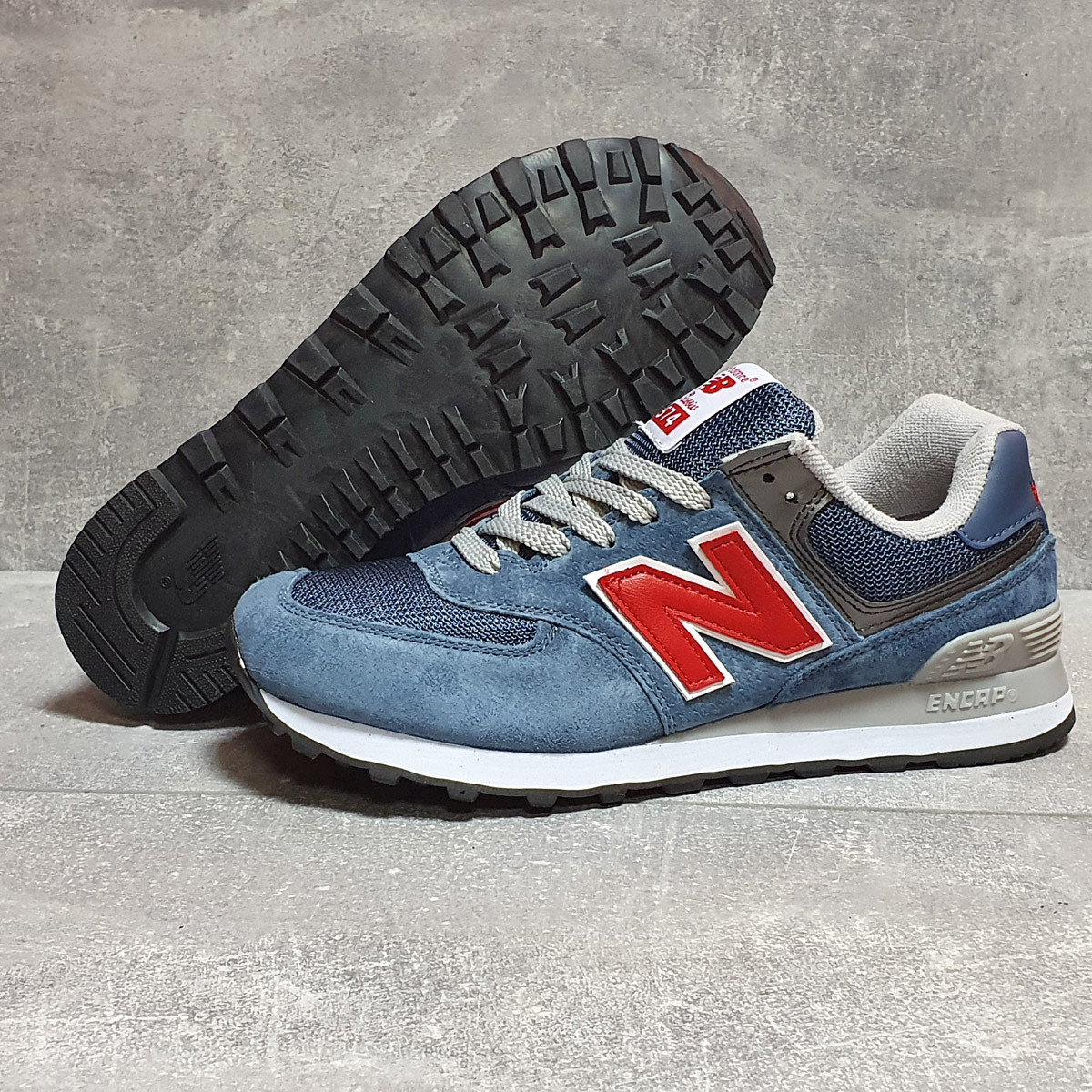 

Кроссовки мужские 17481, New Balance 574, светло-синие, < 42 > р. 42-26,8см. 43