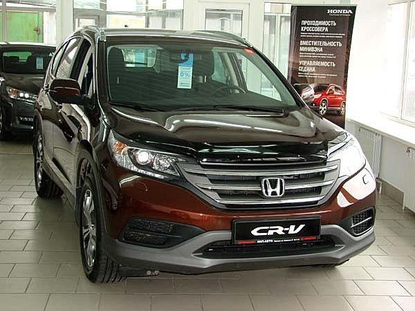 

Дефлектор капота (мухобойка) HONDA CR-V 2012-2016