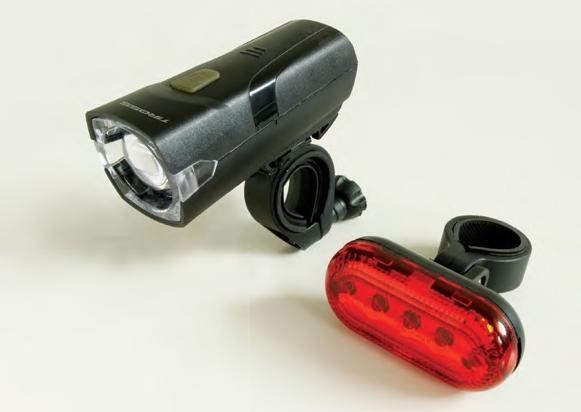 

Велофонари комплект Tiross TS-659 black 1W LED CREE + 5 LED AAA