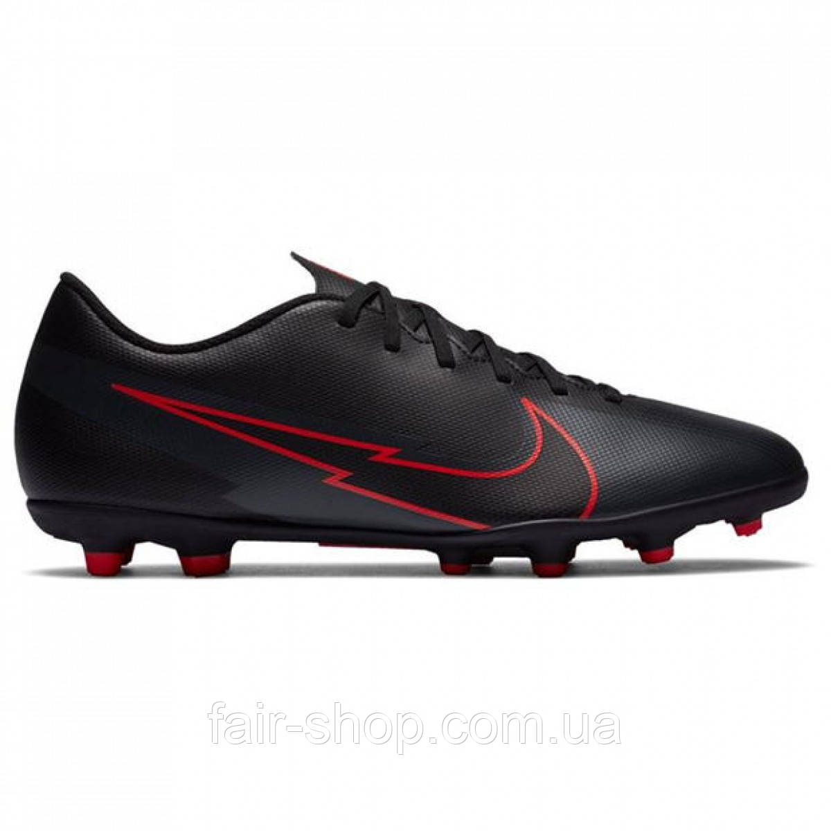 

Бутсы Nike Mercurial Vapor Club FG BLACK/BLACK-DK SMOKE GREY - Оригинал