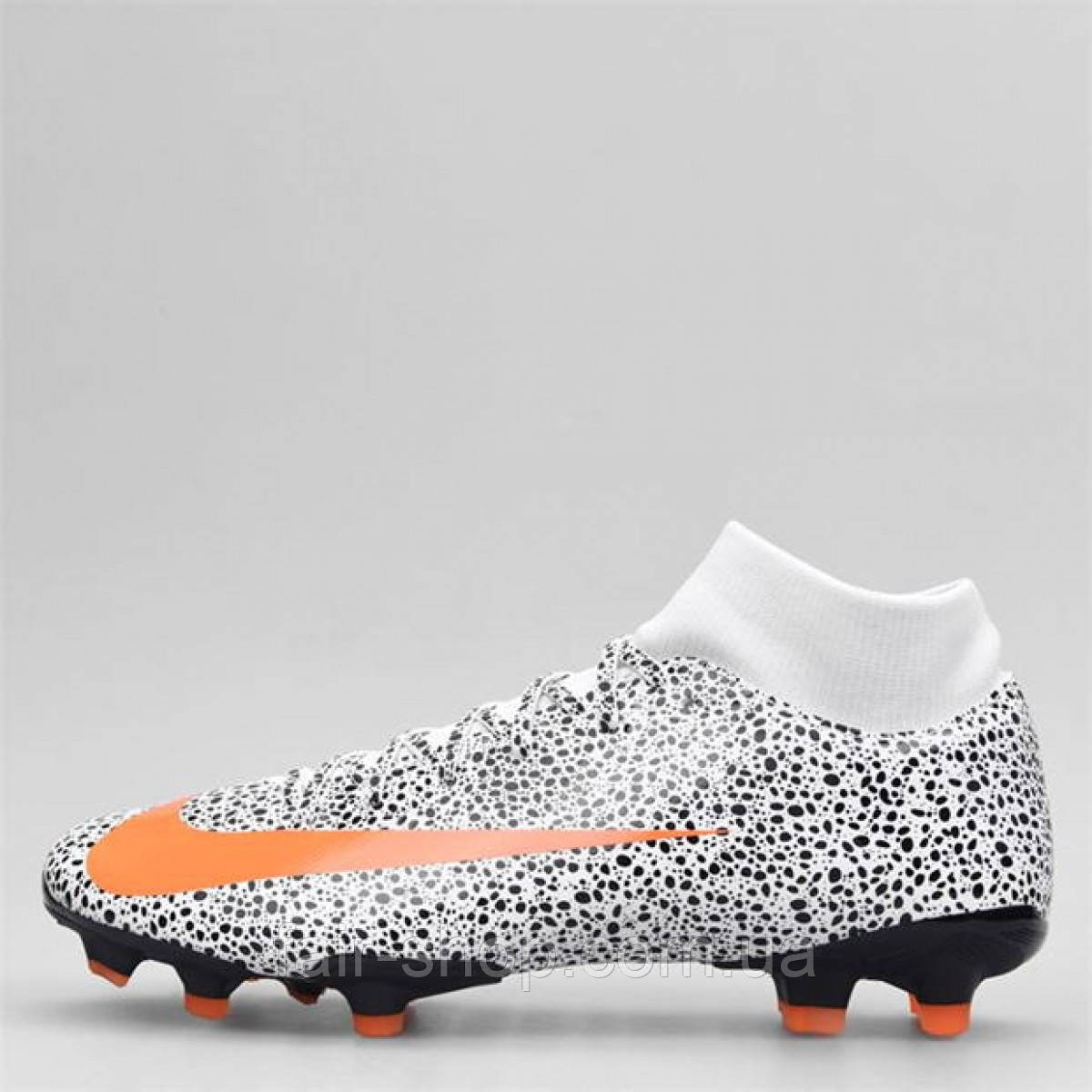 

Бутсы Nike Mercurial Superfly Academy DF FG WHITE/TOTAL ORANGE-BLACK - Оригинал