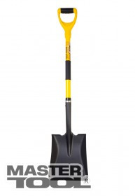 

MasterTool Лопата совковая с фиберглассовой ручкой 240*300*490мм L-1100мм порошковая покраска, Арт.: 14-6278