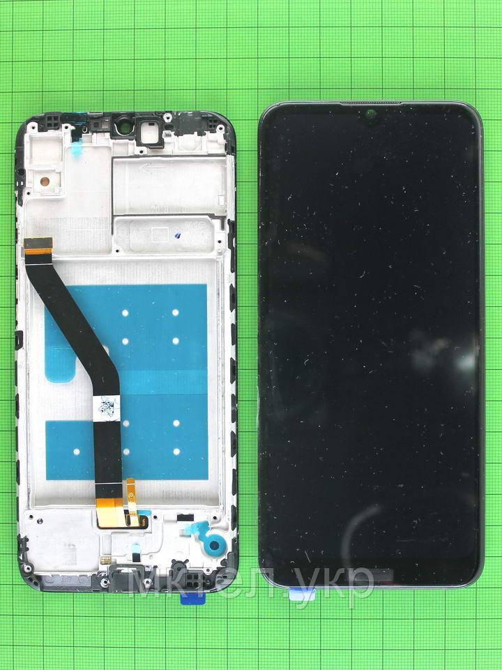 Дисплей Huawei Y6 2019 с сенсором, корпусом черный self-welded