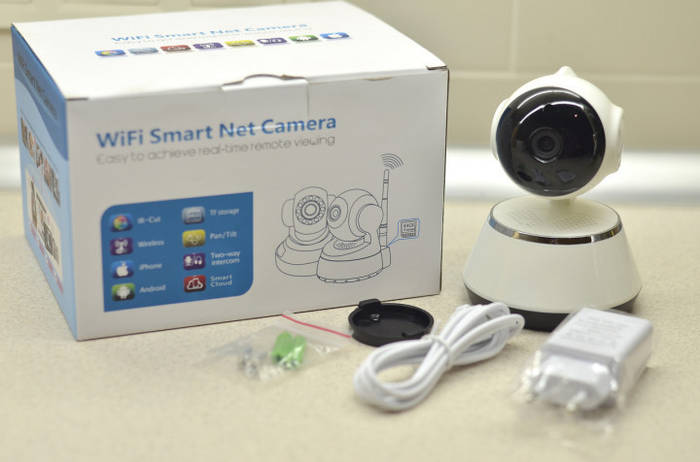 Поворотная Видеокамера Wi-Fi Q6 Smart NET camera c двумя антеннами V380, хорошая цена - фото 4