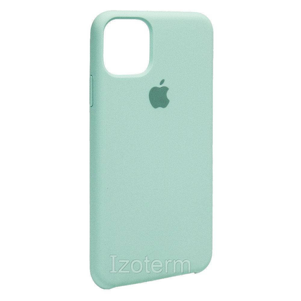 

Силиконовый Чехол Накладка Original Silicone Case High Copy — iPhone 11 Pro Max — Sea Blue (21)