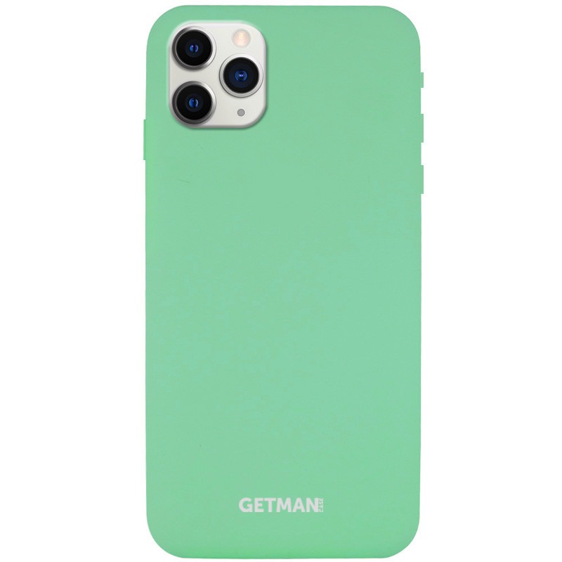 

Чехол Silicone Case GETMAN for Magnet для Apple iPhone 11 Pro (5.8"), Зеленый / spearmint