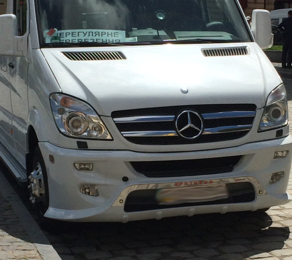 

Mercedes Sprinter 2006-2018 гг. Передний бампер Спорт 2 (2006-2013)