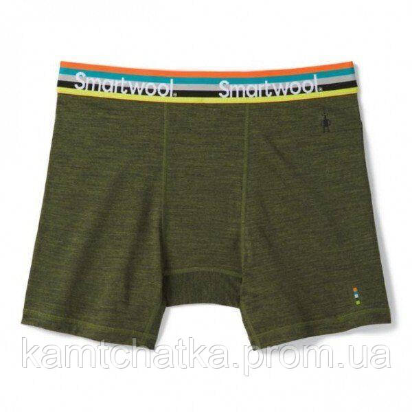 

Трусы мужские Smartwool Merino Sport 150 Boxer Brief Moss Green Heather, р.L (SW 16202.B45-L)