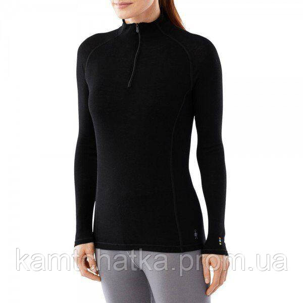 

Термофутболка женская Smartwool NTS Light 200 Zip T Black, р.L (SW 15080.001-L)