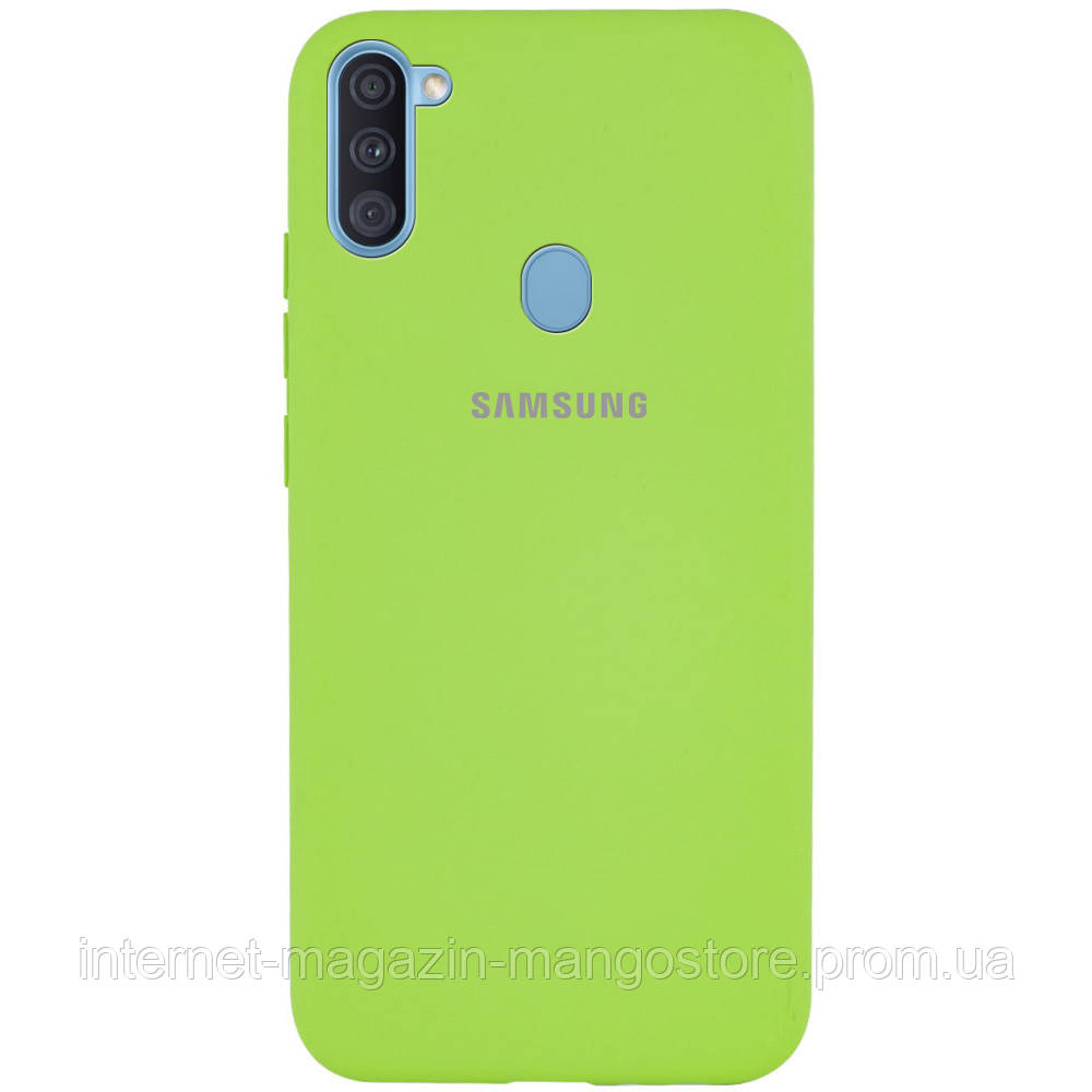 

Чехол Silicone Cover Full Protective (A) для Samsung Galaxy A11, Зеленый / green