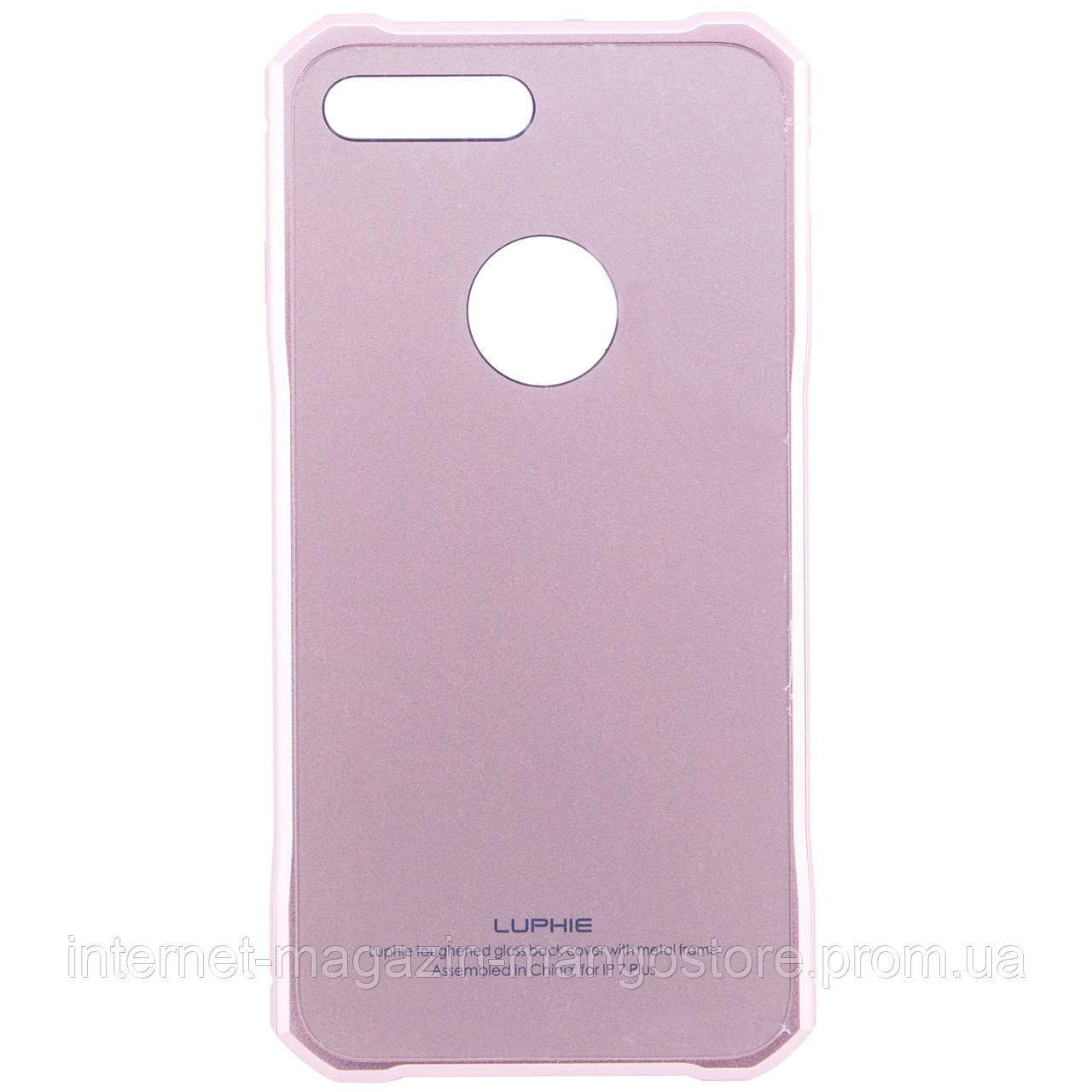

Металлический бампер Luphie Daimond Series с акриловой вставкой для iPhone 7 plus / 8 plus (5.5"), Розовый / rose gold