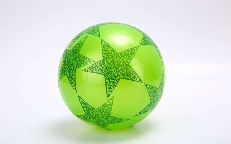 Мяч резиновый BA-3931 Star (резина, вес-70г, р-р 16-25см (6-10in),белы