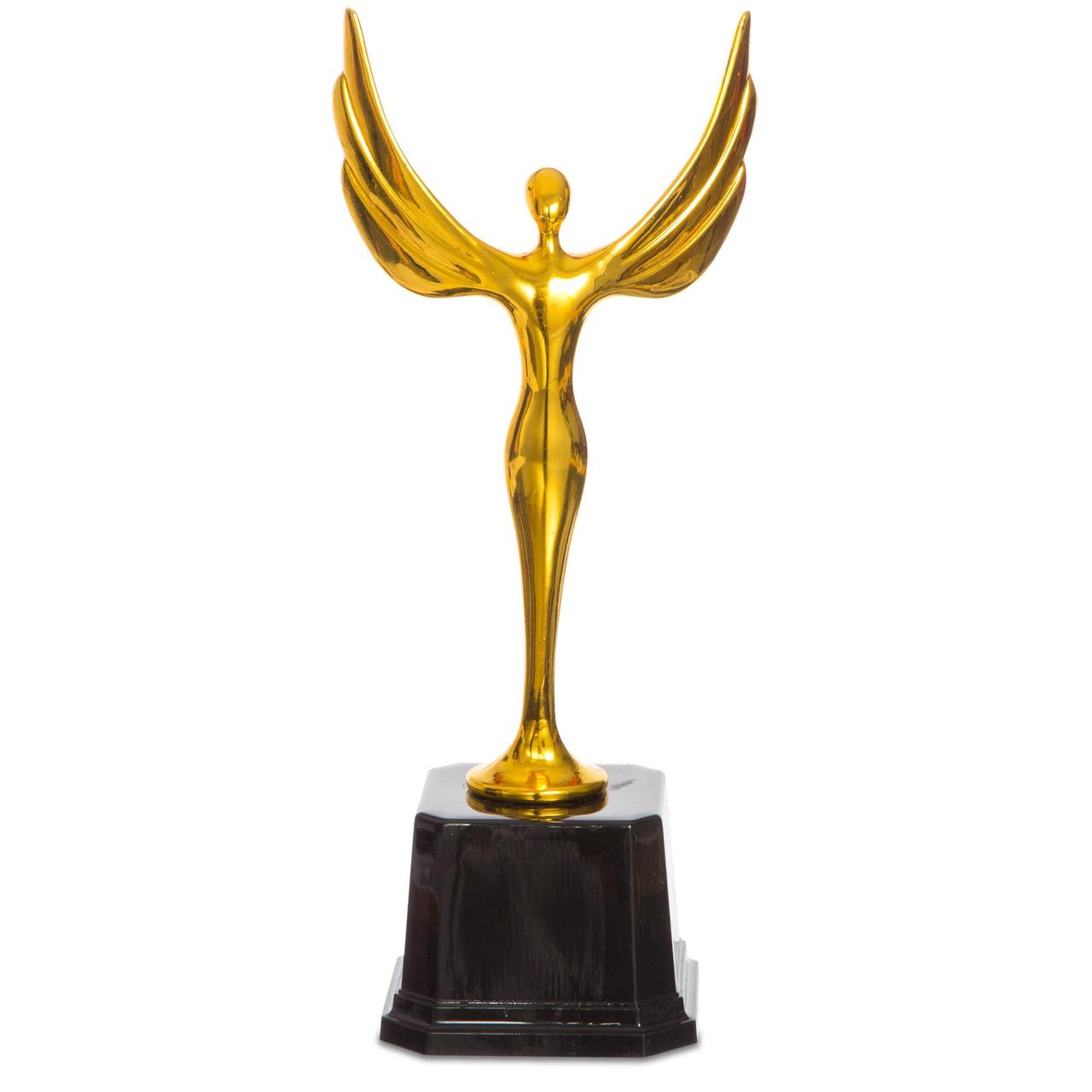 Награда (приз) спортивная НИКА C-0334 (пластик, h-18cм, b-12см, золото