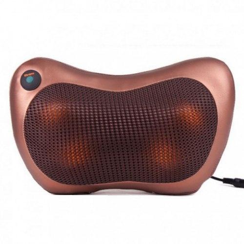 

Массажная подушка подголовник массажер в машину Massage pillow для спины и шеи