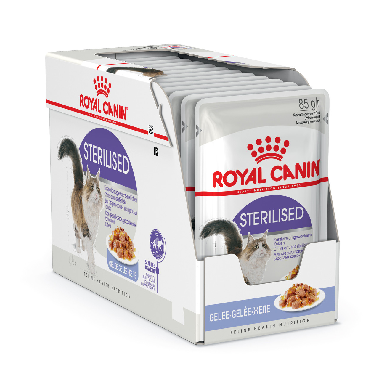 

Влажный корм Royal Canin Sterilised IN LOAF для кастрированных котов и стерилизованных кошек 85 г 12 штук