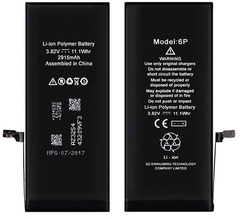 

Аккумулятор XRM Battery for iPhone 6 Plus 2915 mAh Черный (71441)