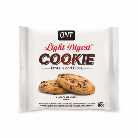 

Протеиновое печенье QNT LIGHT DIGEST COOKIE (60 г) chocolate chips