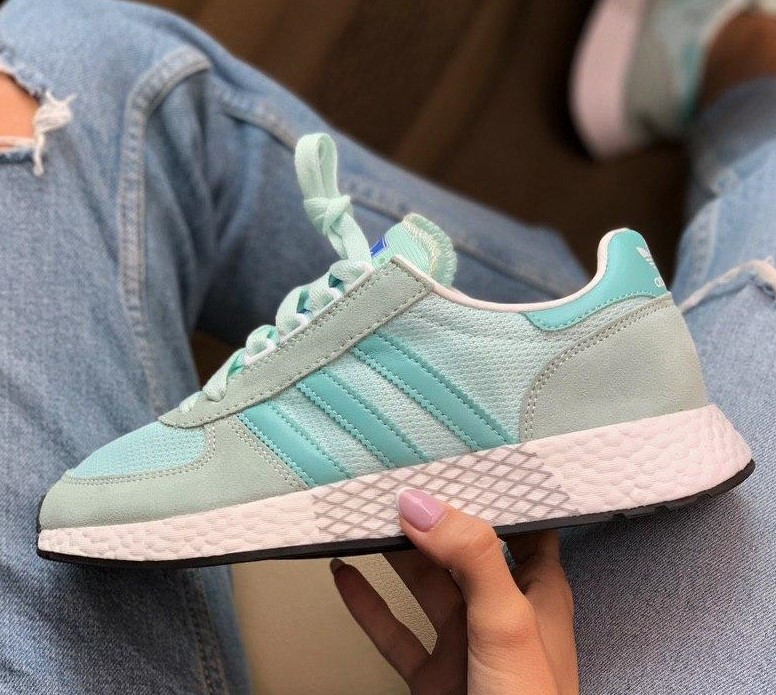 

Adidas Marathon Tech Mint | кроссовки женские; мятные; бирюзовые летние/весенние; на пене 38, Бирюзовый