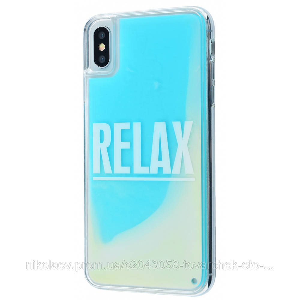 

TPU+PC чехол Lovely Stream Neon sand для Apple iPhone X / XS (5.8, Relax