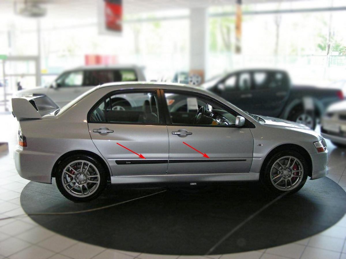 Молдинги на двері для Mitsubishi Lancer 8 / 9 2000-2007, фото 5