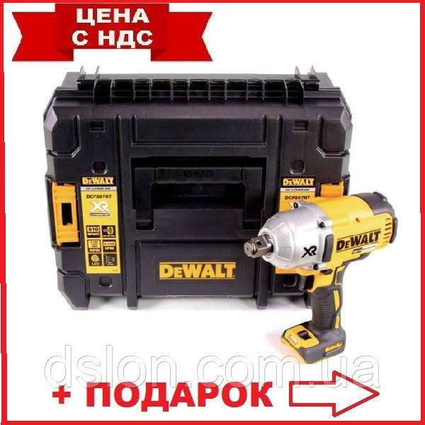 

Гайковерт ударный DeWALT DCF897NT XR 18В,950Нм,3/4, Li-Ion,2400 уд/мин,1900 об/мин,без аккум,ЗУ, TSTAK