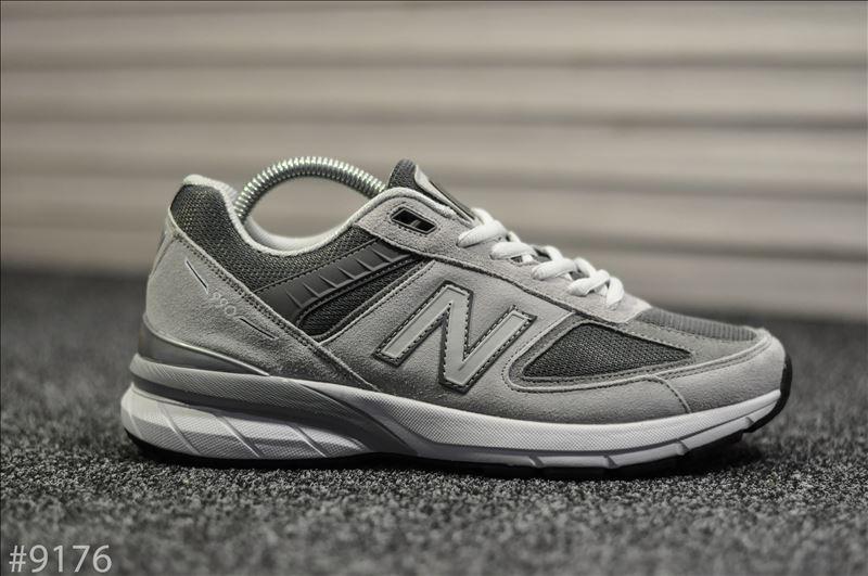 

Мужские Кроссовки New Balance 990 "Light Gray" - "Светло - Серые Белые" (Реплика ААА+) 45, Светло-серый