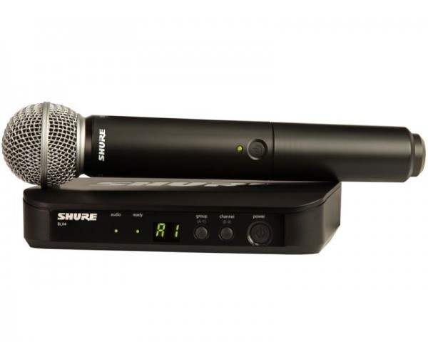 

SHURE BLX24ESM58-K3E Радиосистема UHF 606-630mHz, один ручной микрофон