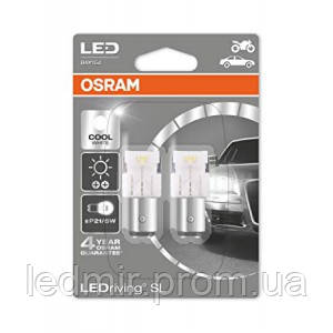 

Светодиодная автолампа Osram STANDARD 1.7W-12V-6000K, комплект 2шт (1458CW-02B)