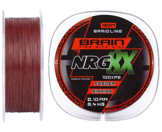 

Шнур Brain 8X sinking 150m 0.10mm 8.4kg, Коричневый