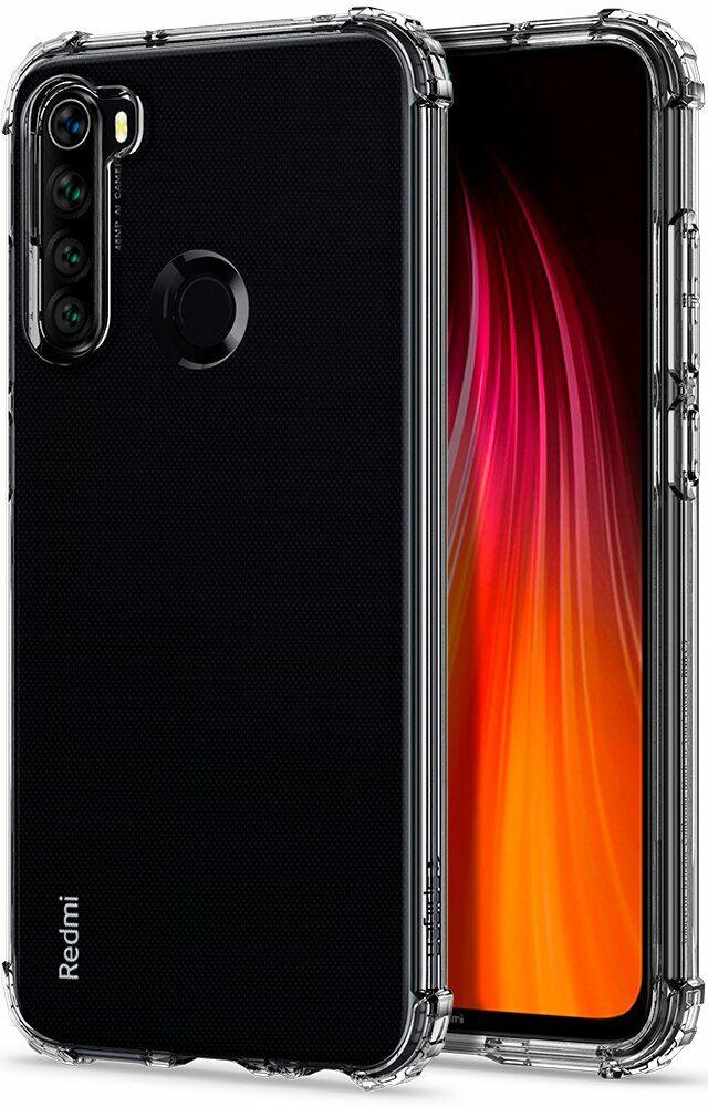 

Защитный чехол Spigen (SGP) Crystal Shell для Xiaomi Redmi Note 8 - Crystal Clear