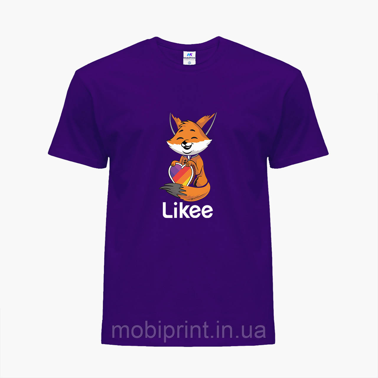 

Детская футболка для девочек Лайк Лисичка (Likee Fox) (25186-1033) Фиолетовый 122