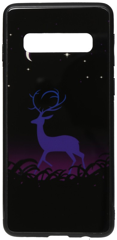 

Чехол для телефона TOTO Night Light Print Glass Case Samsung Galaxy S10+ Deer