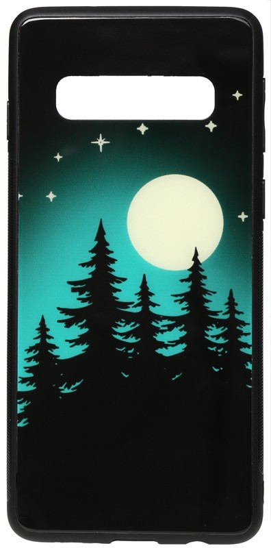 

Чехол для телефона TOTO Night Light Print Glass Case Samsung Galaxy S10+ Full Moon