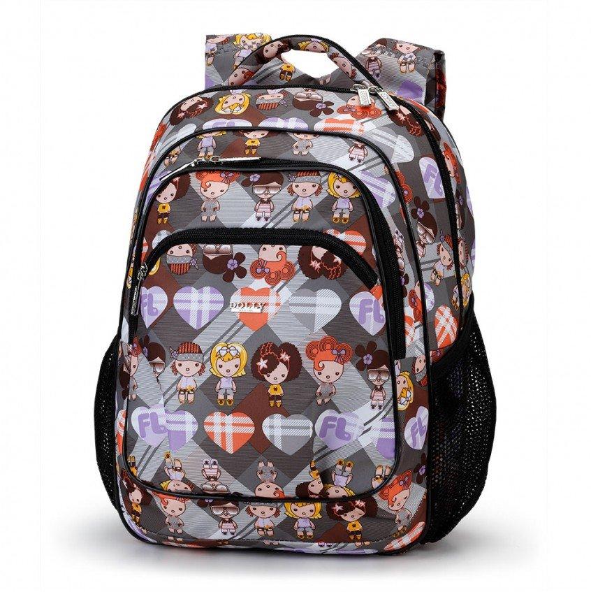 

Рюкзак школьный Dolly-530 Серый