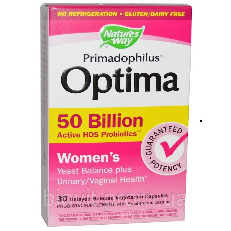 

Пробиотики для женщин (Fortify Optima Probiotic Womens) 50 млрд 30 капсул