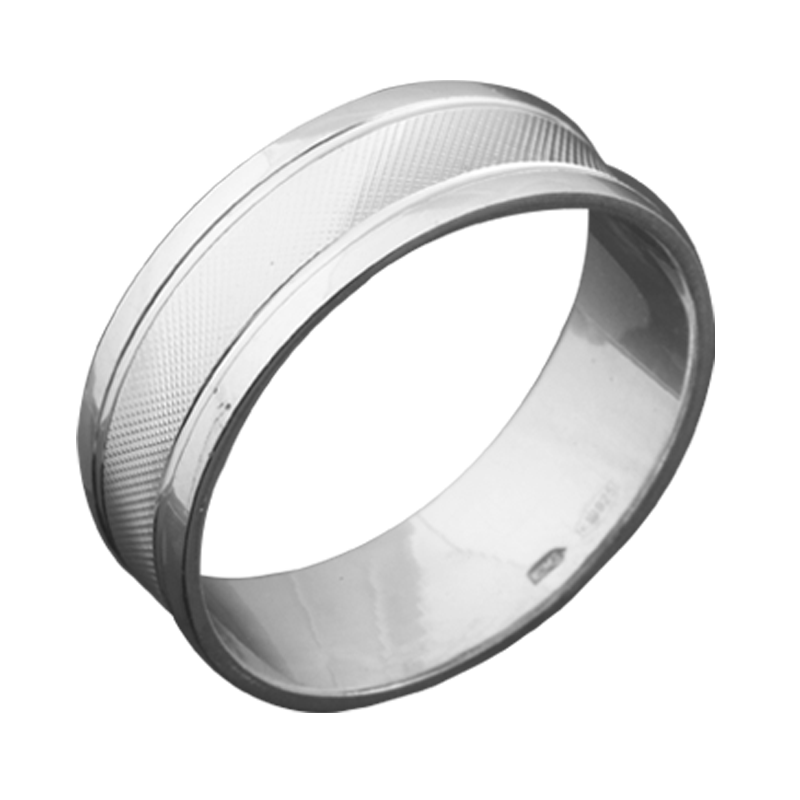 

Серебряное обручальное кольцо