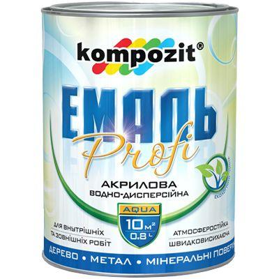 

Эмаль Kompozit Profi черная 0.8 л