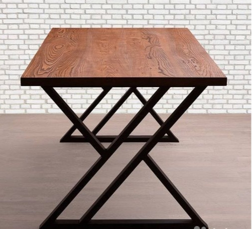 Стол Bernardo Стол из металла в стиле ЛОФТ Стильный стол Лофт подойдет для баров, кафе, кухни студии 180х90, фото 1