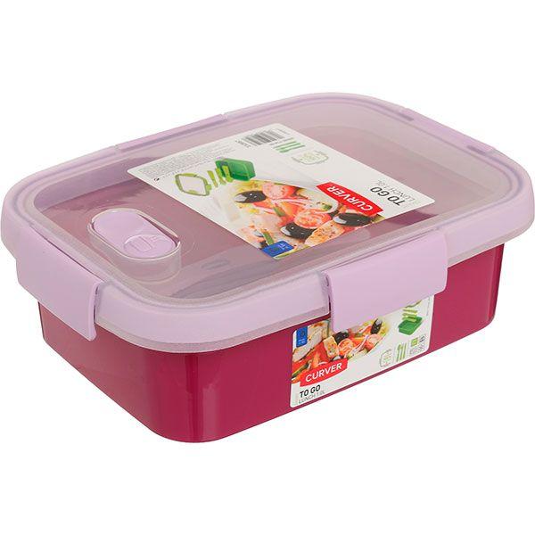 

Контейнер с крышкой Curver To Go Lunch (232687) 1 л фиолетовый
