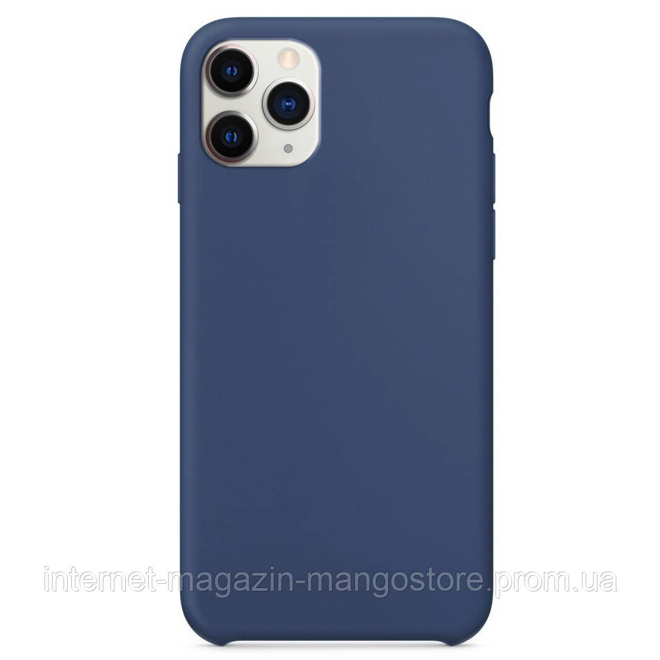 

Чехол Silicone Case without Logo (AA) для Apple iPhone 11 Pro Max (6.5"), Синий / blue cobalt