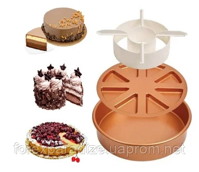 

Многофункциональная форма для выпечки Copper Chef Perfect Cake Pan