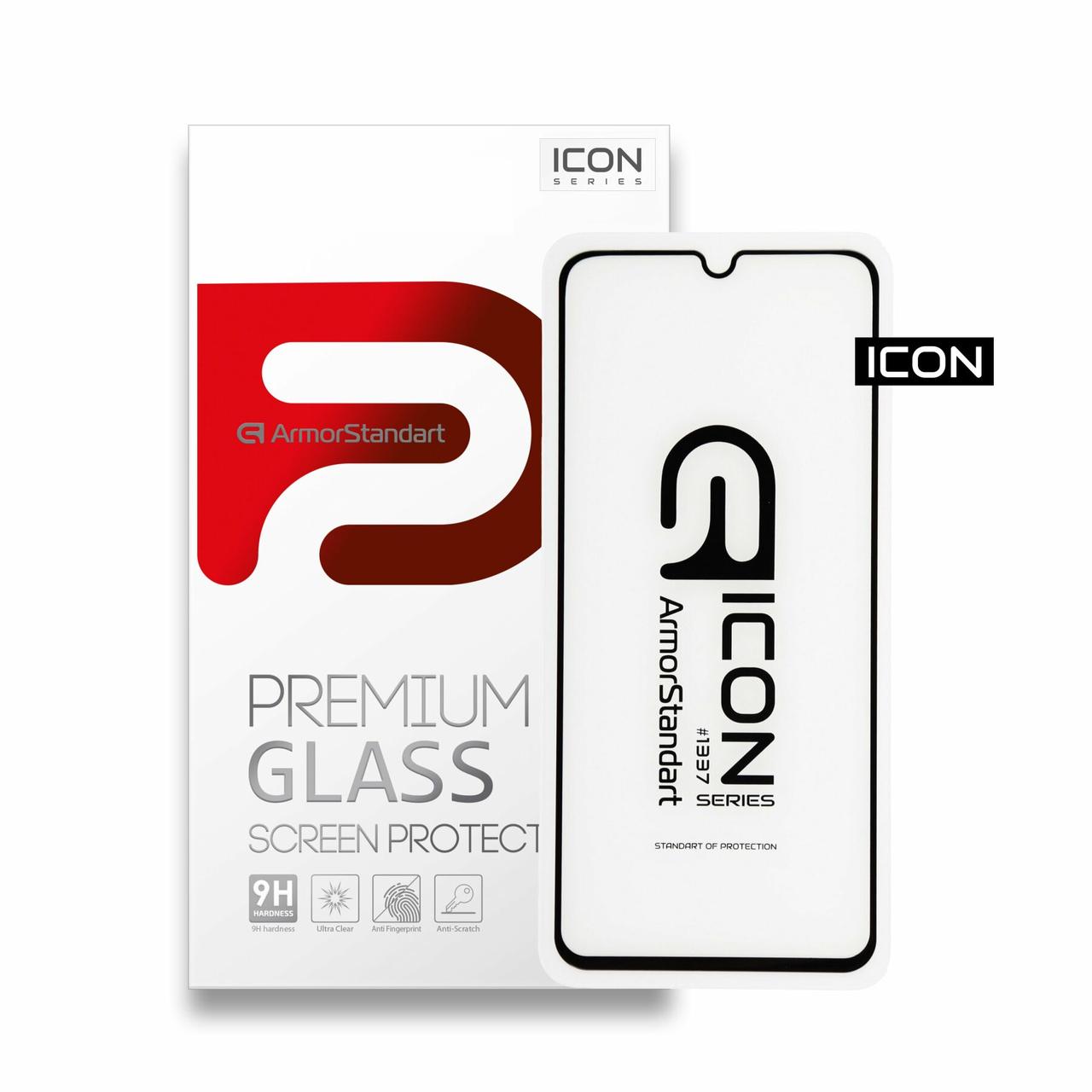 

Защитное стекло ArmorStandart Icon 5D для Huawei Y6p - Black