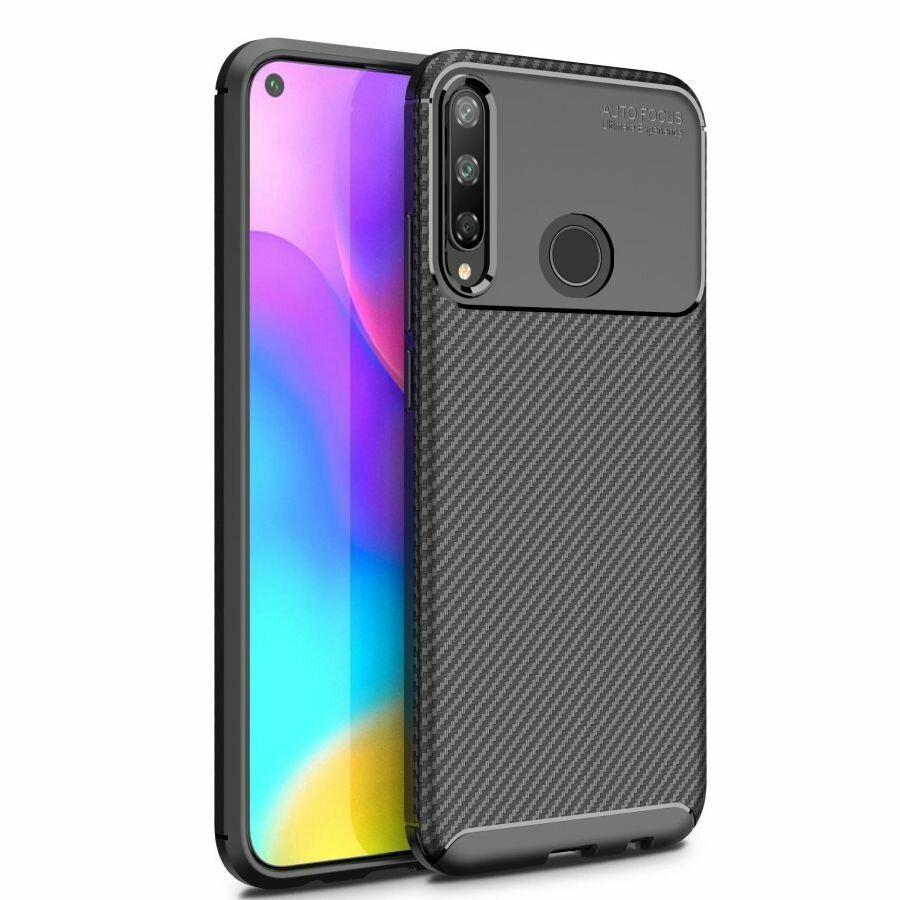 

Защитный чехол Deexe Fusion для Huawei P40 Lite E - Black