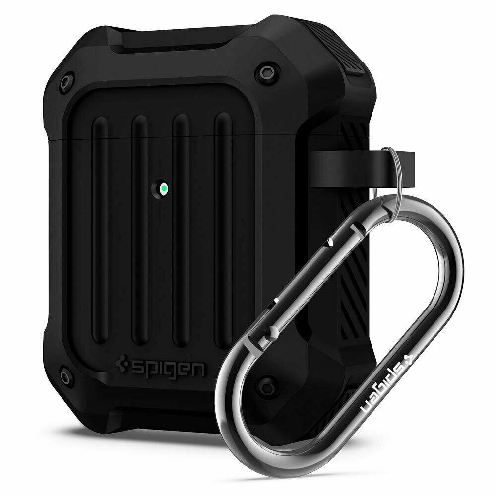 

Защитный чехол Spigen (SGP) Tough Armor для Apple AirPods / AirPods 2 (2019) - Black