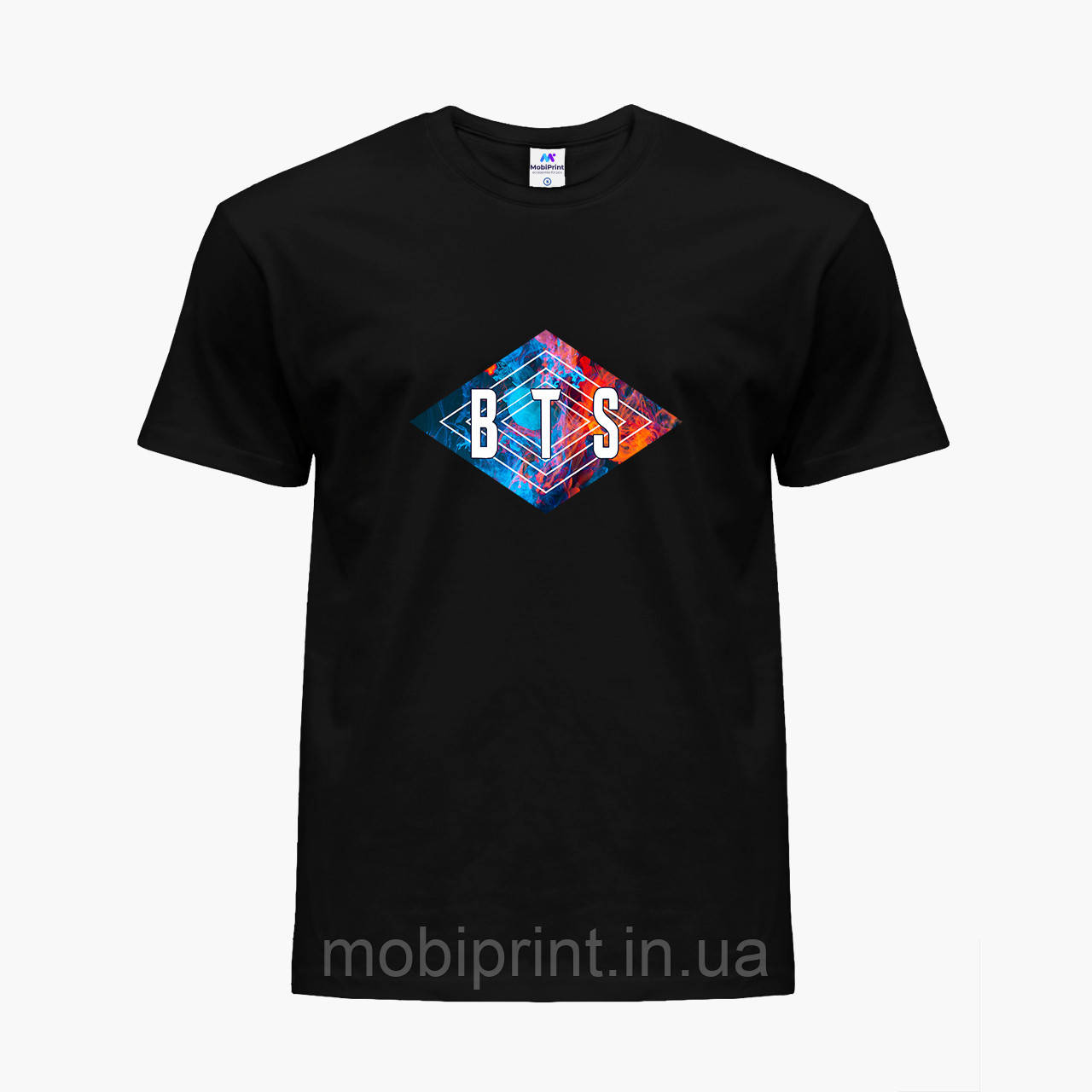 

Детская футболка для девочек БТС (BTS) (25186-1062) Черный 140
