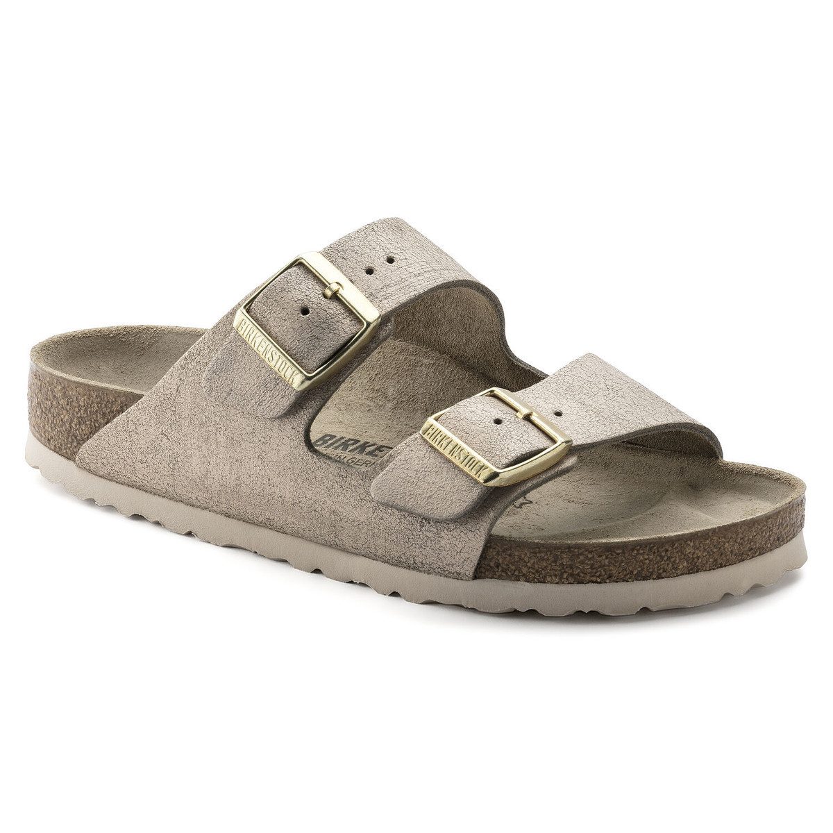 

Шлепанцы ортопедические Arizona, Birkenstock Серебристый (арт.BRK-1008800N/1008799S) (36)