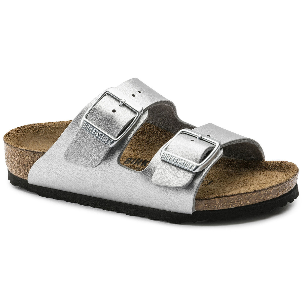 

Шлепанцы ортопедические детские Arizona Kids, Birkenstock Серебристый (арт.BRK-555133N) (33)