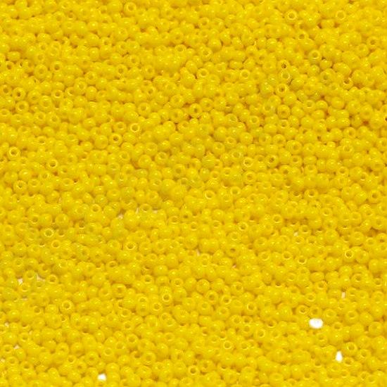 Бісер Preciosa Чехія №83110 жовтий лимонний, натуральний, розмір 15/0
