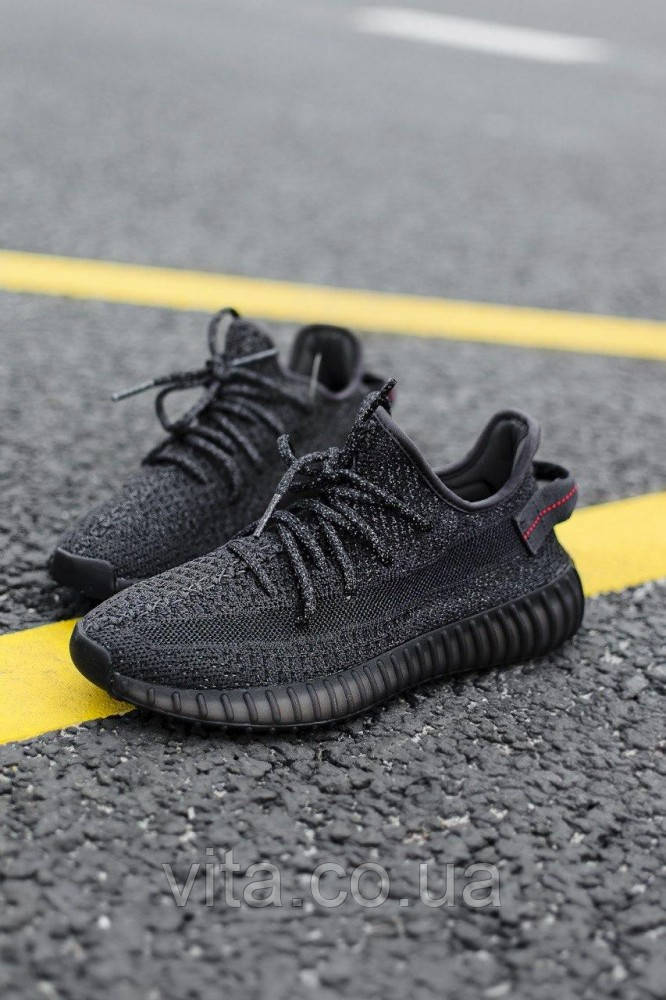 

Кроссовки Adidas Yeezy Boost 350 "Balck" (полный рефлектив)